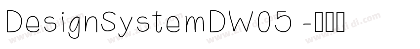 DesignSystemDW05 字体转换